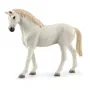 Schleich 42569 HORSE CLUB - Box avec étalon Pur-Sang anglais, extension pour écurie, 21 éléments, figurines pour enfant dès 5 ans