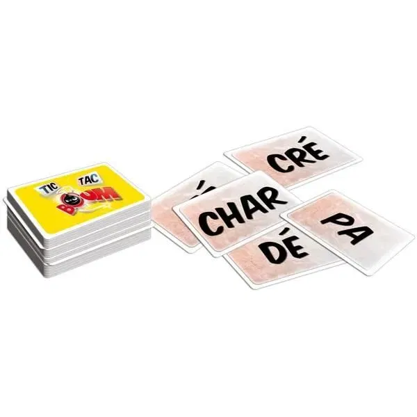 Asmodee Tic Tac Boum Eco Pack - Jeu de société en français - Recherche de mots avec bombinette à retardement