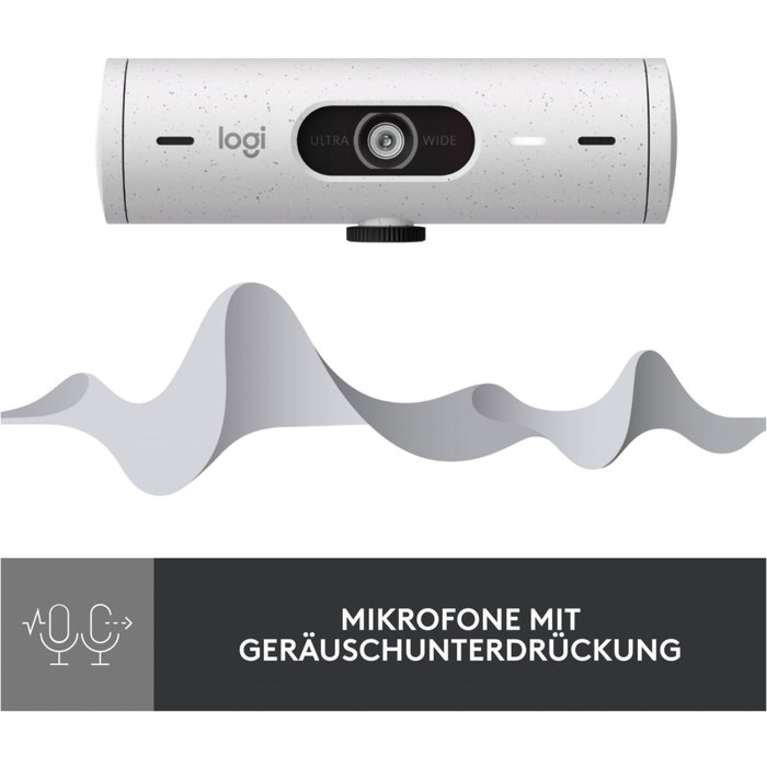 Logitech Brio 500 Webcam Blanc cassé Full HD USB-C Logitech Brio 500 Webcam Blanc cassé Full HD USB-C
