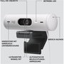 Logitech Brio 500 Webcam Blanc cassé Full HD USB-C
