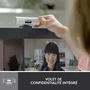 Logitech Brio 500 Webcam Full HD 1080p - Microphone intégré, Cadrage automatique, Compatible Teams/Zoom/Meet, Blanc