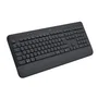 Logitech Signature K650 - Clavier sans fil ergonomique AZERTY avec repose-poignets intégré - Confort, raccourcis, résistant aux éclaboussures - Graphite