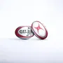 Gilbert GTR4000 - Ballon de rugby d'entraînement Taille 3 - Rouge - Pour match et collection