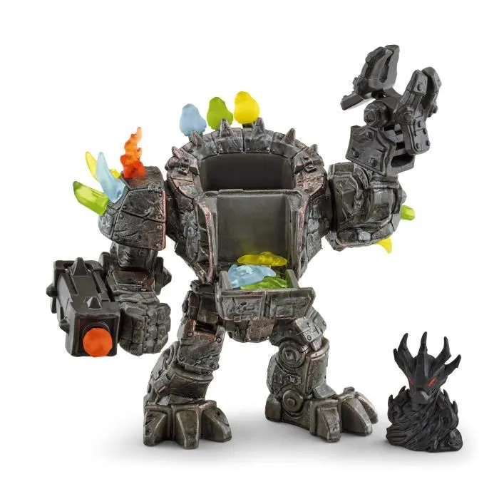 Schleich 42549 Eldrador Creatures - Figurine Master Robot et Mini Creature, Coffret Robot 20 Pièces Articulé, Jouet pour Enfants dès 7 ans