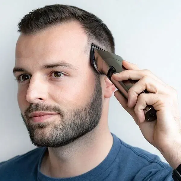 Jean Louis David Tondeuse à Cheveux Professionnelle Sans Fil avec 20 Hauteurs de Coupe, Lames Titane, Batterie Lithium-Ion 120 min - Tondeuse Barbe et Cheveux