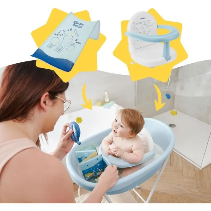 Badabulle Baignoire Bébé jusqu'à 24 mois, Fabriquée en Europe