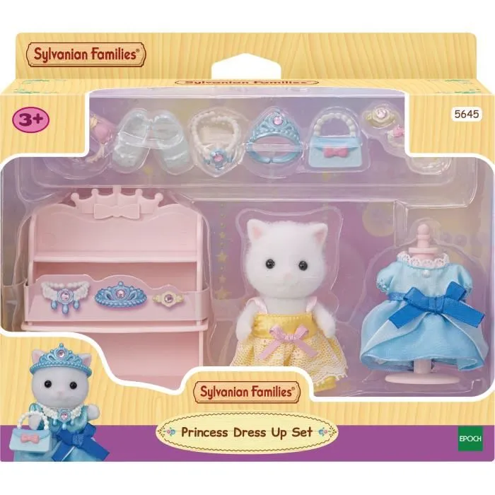 Sylvanian Families - Figurine Fille Chat Persan Princesse avec 11 Accessoires - SYLVANIAN FAMILIES - 5645 - Jeu d'Imagination Enfant 3 ans et plus