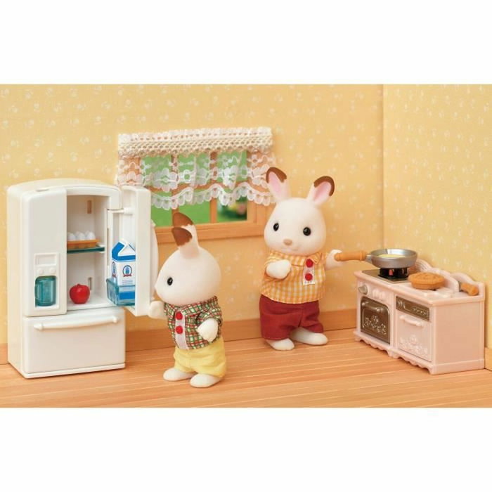 Sylvanian Families Set d'ameublement cosy cottage et maman Lapin Chocolat 5449 Sylvanian Families Set d'ameublement cosy cottage et maman Lapin Chocolat 5449