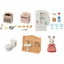 Sylvanian Families Set d'ameublement cosy cottage et maman Lapin Chocolat 5449