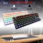 The G-Lab Clavier Gamer Mécanique KEYZ MERCURY TKL Blanc avec Switch Rouge et Rétroéclairage RGB Rainbow, Compatible PC, PS4, PS5, Xbox