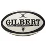 Gilbert Ballon de rugby REPLICA Barbarians - Taille 5 - Adulte - Blanc et Noir