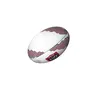 Gilbert Ballon de rugby Toulon Taille 5 pour supporter - Lot de 5 ballons, idéal entraînement et collection