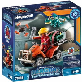 Playmobil Dragons Les Neuf Royaumes Icaris Quad 71085, 28 pièces