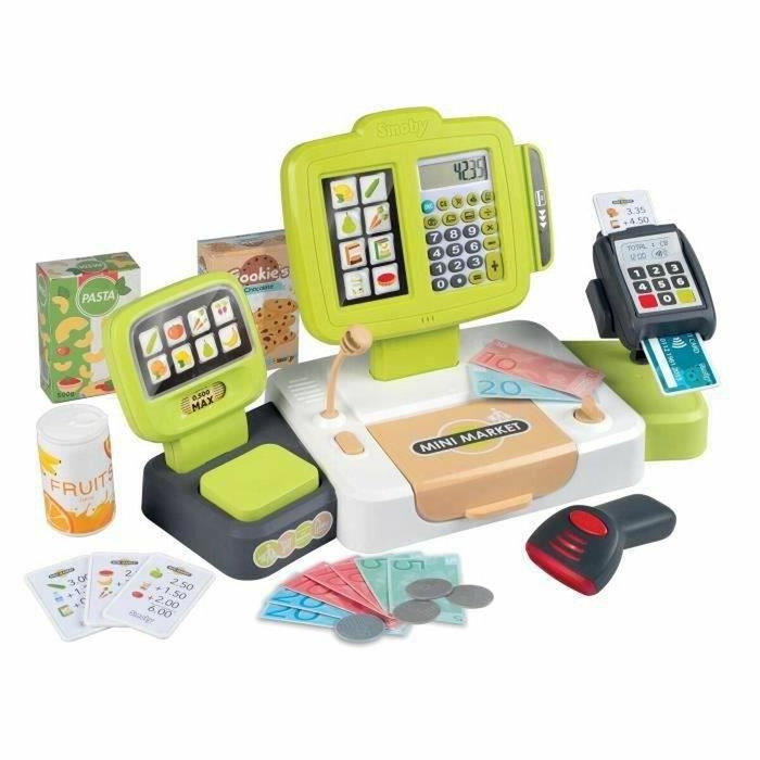 Smoby Grande caisse enregistreuse avec 30 accessoires