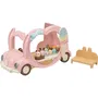 Sylvanian Families 5651 - Jouet Camion de Glaces Ambulant avec Plus de 30 Accessoires - Figurines Compatibles - Pour Enfants à Partir de 3 Ans - Rose