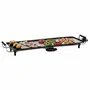 Livoo DOM182 Plancha Teppan Yaki électrique, gril 70 x 23 cm avec revêtement anti-dérapant et plaque amovible, 1800 W, noir