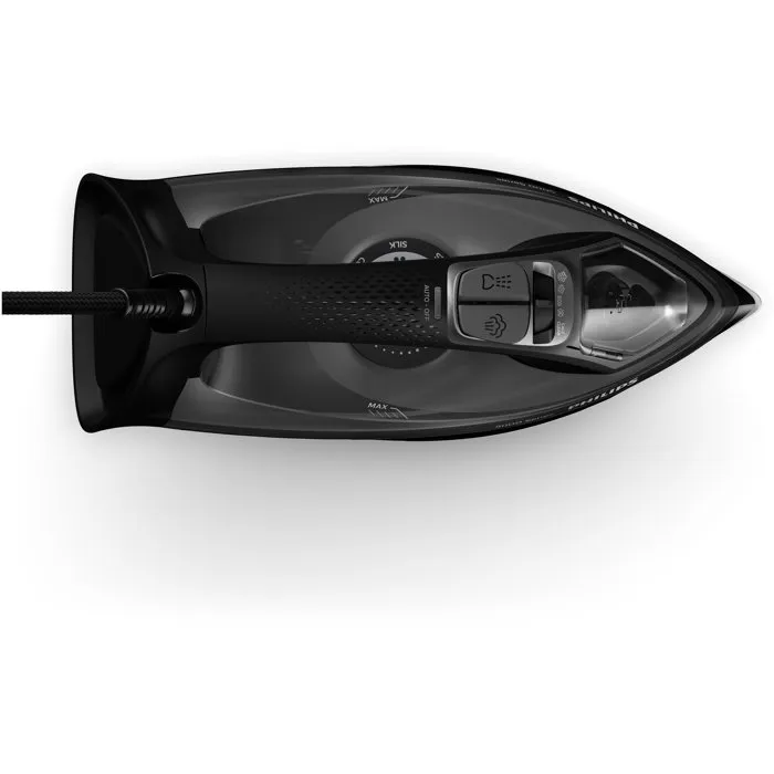 Philips DST5040/80 Fer à Repasser Vapeur - 2600W - Système Calc Clean - Semelle SteamGlide Plus - 45g/min Vapeur Continue - Noir