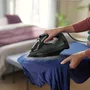 Philips DST5040/80 Fer à Repasser Vapeur - 2600W - Système Calc Clean - Semelle SteamGlide Plus - 45g/min Vapeur Continue - Noir