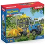 Schleich 42565 - Mission de transport Dino, coffret de 43 pièces avec figurine Tricératops et camion, jouet dinosaure pour enfants dès 4 ans