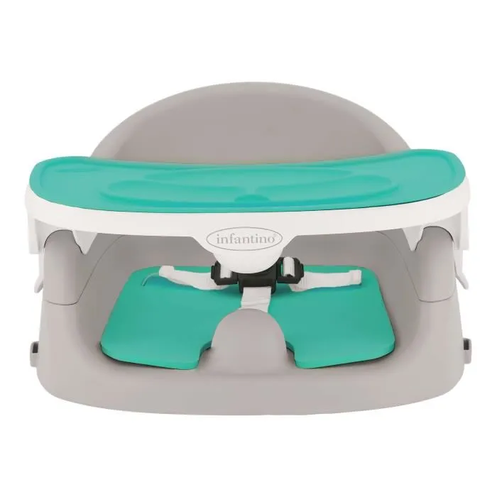 Infantino Siège réhausseur repas Combo Duo Évolutif 4 en 1 pour bébé à partir de 4 mois, 41x19x41 cm, Nettoyage à la main Infantino Siège réhausseur repas Combo Duo Évolutif 4 en 1 pour bébé à partir de 4 mois, 41x19x41 cm, Nettoyage à la main