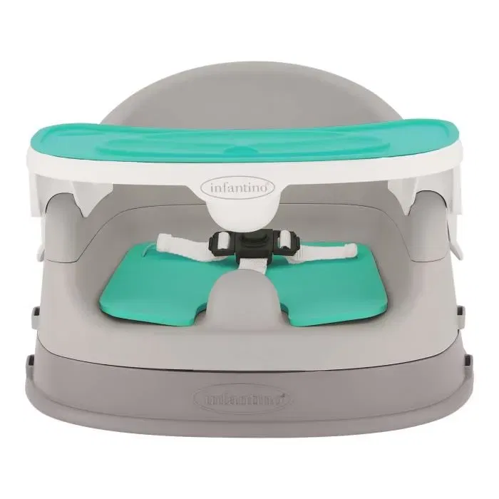 Infantino Siège réhausseur repas Combo Duo Évolutif 4 en 1 pour bébé à partir de 4 mois, 41x19x41 cm, Nettoyage à la main Infantino Siège réhausseur repas Combo Duo Évolutif 4 en 1 pour bébé à partir de 4 mois, 41x19x41 cm, Nettoyage à la main