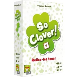 Asmodee - Jeu So Clover - Jeu d'ambiance coopératif avec 880 mots-clés - De 3 à 6 joueurs - À partir de 10 ans - Version française