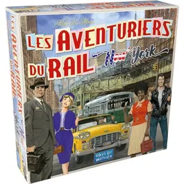 Asmodee Les Aventuriers du Rail : New York - Jeu de société AC-DÉCO - Version rapide et compacte - En français - Pour 2 à 4 joueurs de 8 ans et plus