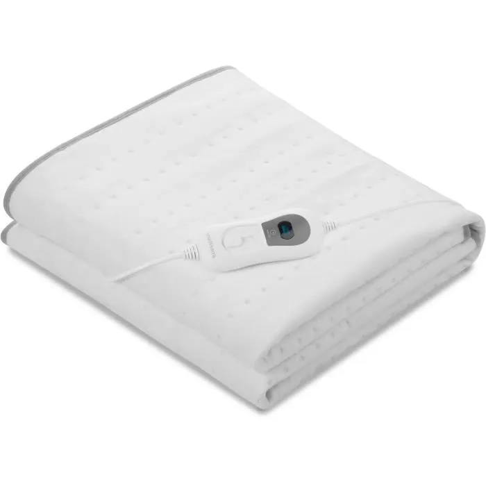 Medisana HU 666 Surmatelas chauffant lavable, 3 niveaux de température, arrêt automatique, protection surchauffe, 150 x 80 cm