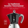 Bialetti New Moka Induction - 6 Tasses - Noir et Gris Métallisé