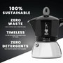 Bialetti New Moka Induction - 6 Tasses - Noir et Gris Métallisé