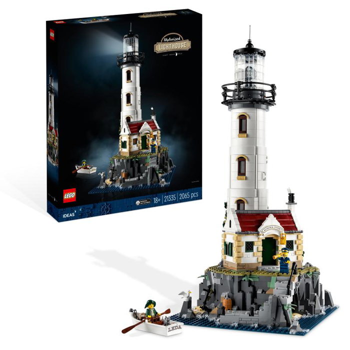 LEGO 21335 Ideas Leuchtturm Motorisé, Jeu de Construction de Phare