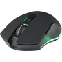The G-Lab KULT HELIUM - Souris Gaming Sans Fil, RGB, 6 Boutons, 6400 DPI, Noire, Autonomie Jusqu'à 100 Heures - Forme Ergonomique