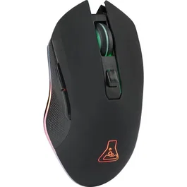 The G-Lab KULT HELIUM - Souris Gaming Sans Fil, RGB, 6 Boutons, 6400 DPI, Noire, Autonomie Jusqu'à 100 Heures - Forme Ergonomique