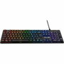 The G-Lab KEYZ PLATINIUM Clavier Gaming Mécanique Switches Rouges AZERTY Noir