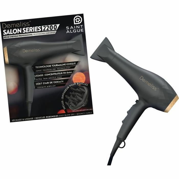 Saint Algue Salon Series 2200 Sèche-cheveux 2200W Noir Saint Algue Salon Series 2200 Sèche-cheveux 2200W Noir
