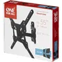 One For All WM2451 Support Mural TV Inclinable 15° et Orientable 180° - Compatible Téléviseurs 13 à 65 pouces (Max 30 kg) - Gestion des Câbles - VESA 75x75 à 400x400 - Gamme SMART