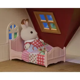 Sylvanian Families 5567 Maison Cosy Cottage du Village avec Fille Lapin Chocolat et Meubles - Figurines Jouet à Partir de 3 Ans