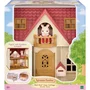 Sylvanian Families 5567 Maison Cosy Cottage du Village avec Fille Lapin Chocolat et Meubles - Figurines Jouet à Partir de 3 Ans