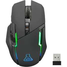 The G-Lab Souris Gaming Sans Fil KULT CEASIUM, 7200 DPI, Rétroéclairage RGB, Ergonomique, Noir