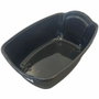 Pet Design SACHA Maison de toilette pour chat Noir et blanc