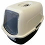 Pet Design SACHA Maison de toilette pour chat Noir et blanc