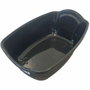 Pet Design SAMBA Maison de toilette pour chat Noir et blanc