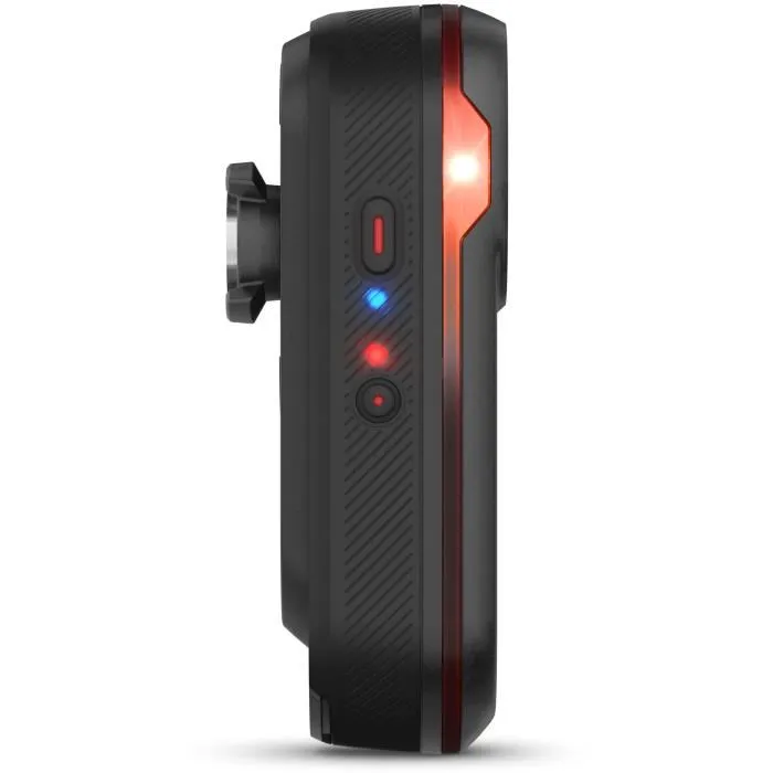 Garmin Varia RCT715 - Radar de vélo avec caméra intégrée, feu arrière LED et détection véhicule jusqu'à 140 m - Noir