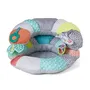 Infantino Coussin d'Activités 2-en-1 Tummy Time - Coussin Évolutif de Jeu et d'Éveil pour Bébé de 0 à 18 Mois - Support Amovible, Multicolore (36x21x27 cm)
