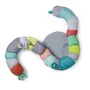 Infantino Coussin d'Activités 2-en-1 Tummy Time - Coussin Évolutif de Jeu et d'Éveil pour Bébé de 0 à 18 Mois - Support Amovible, Multicolore (36x21x27 cm)