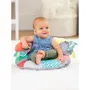 Infantino Coussin d'Activités 2-en-1 Tummy Time - Coussin Évolutif de Jeu et d'Éveil pour Bébé de 0 à 18 Mois - Support Amovible, Multicolore (36x21x27 cm)