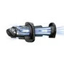 Bosch Move - Aspirateur de table sans sac 16V - Autonomie 40 min avec batterie lithium - Triple filtration cyclonique - Capacité 400ml - Suceur long et plat inclus - Poids 1.1 kg
