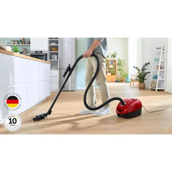 Bosch GL38 Aspirateur avec sac 600 W - Rouge et noir