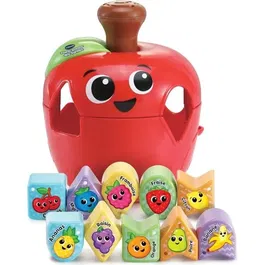 VTech Baby - Tourni Pomme des Formes - Jouet éducatif pour bébé 12 mois et plus - Apprentissage formes, fruits et couleurs - Multicolore, Rouge