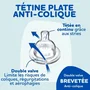 Dodie Lot de 4 Tétines Plates Sensation Débit 4 pour Liquide Épais - Système Anti-Colique, Biberon pour Bébé à Partir de 6 Mois, Gris